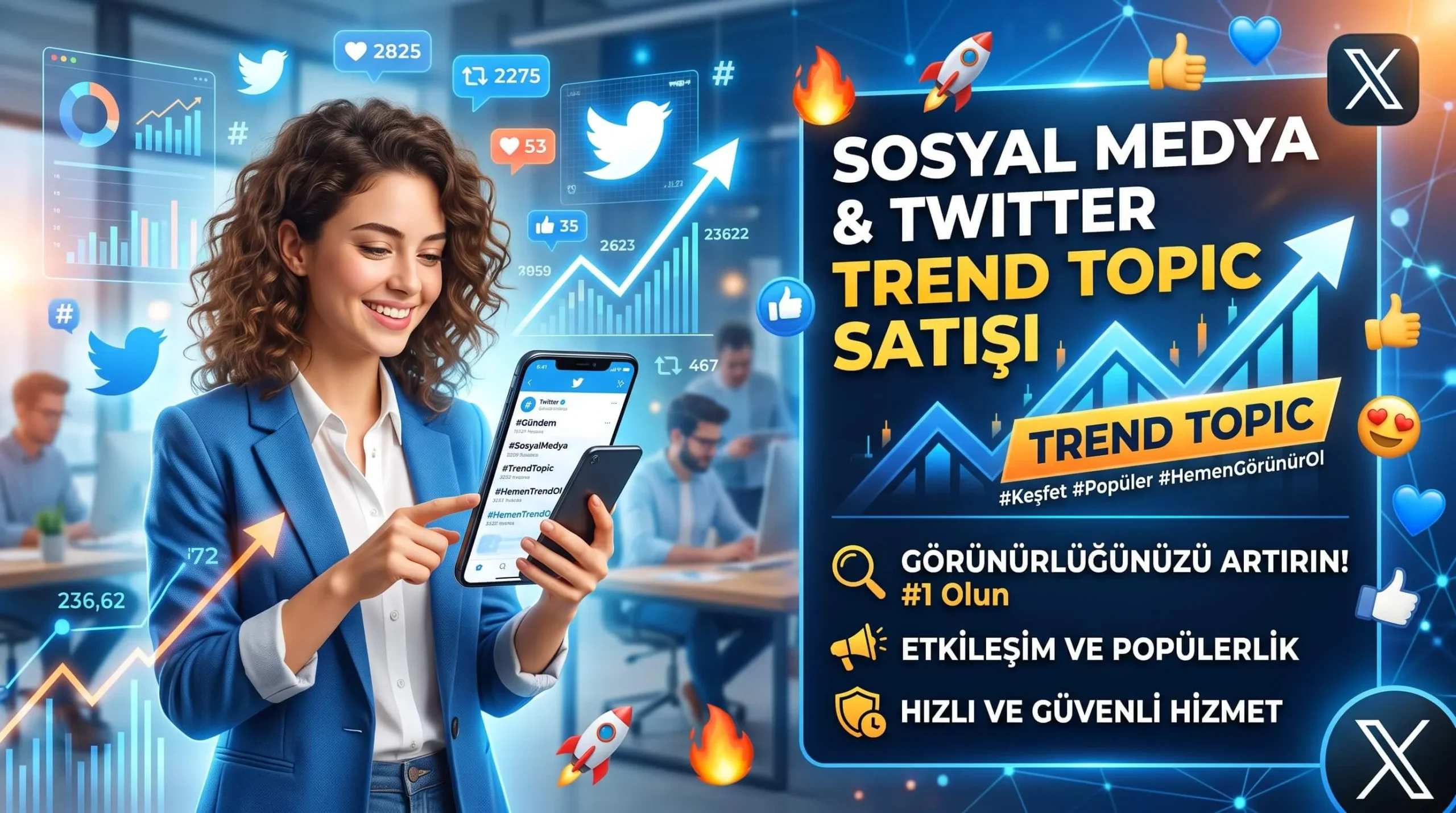 Twitter TT Satın Al ile Marka Bilinirliği Nasıl Artırılır? X Trend Topic Rehberi