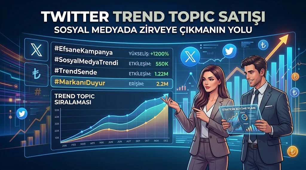 Twitter Hashtag Satın Al: X Trend Topic Kampanyasında Doğru Hashtag Nasıl Seçilir?